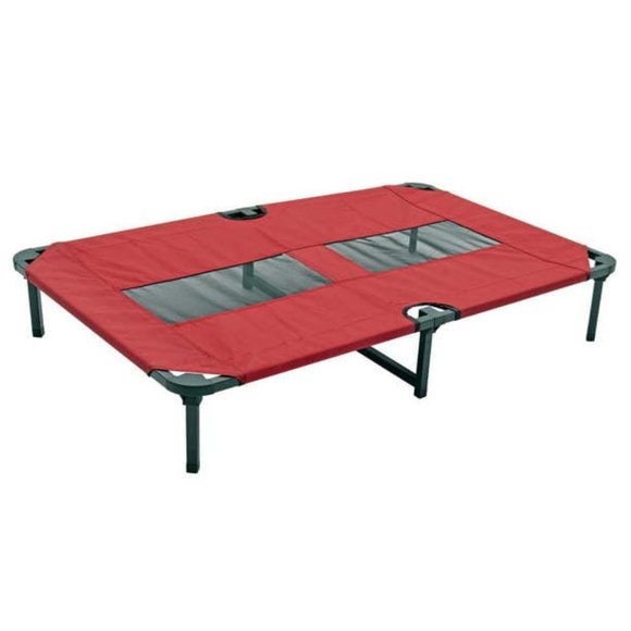 Raised Dog Bed Red 32x50 NEW - Picture 1 of 5